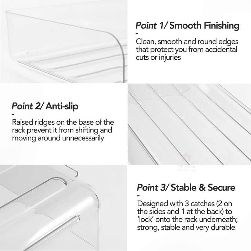 Stackable Document Magazine Stationeries Tray Organiser Stand