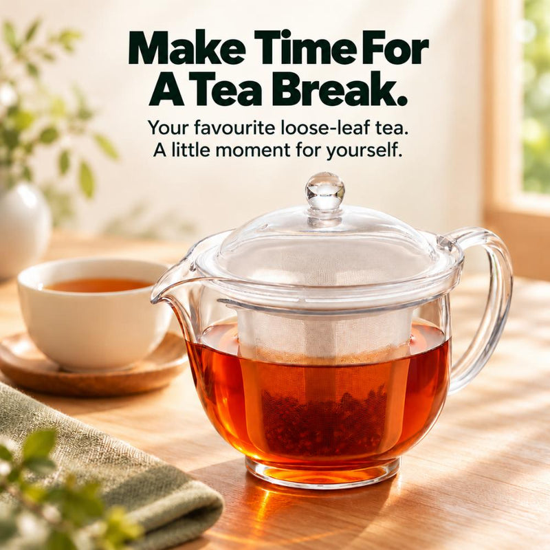 Akebono Made in Japan Tritan Tea Pot with Mesh Filter 480ml