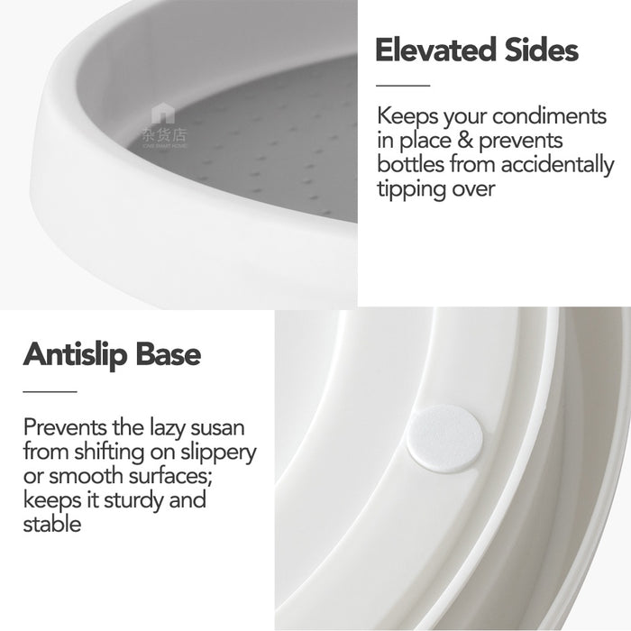 Lazy Susan - Rotating Tray for Seasoning & Condiments