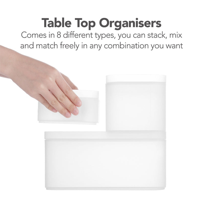Tabletop Translucent Organisers Assorted