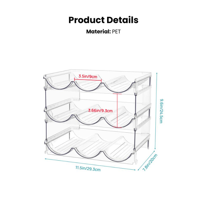 3-tier Thermal Flask Bottle & Wine Rack