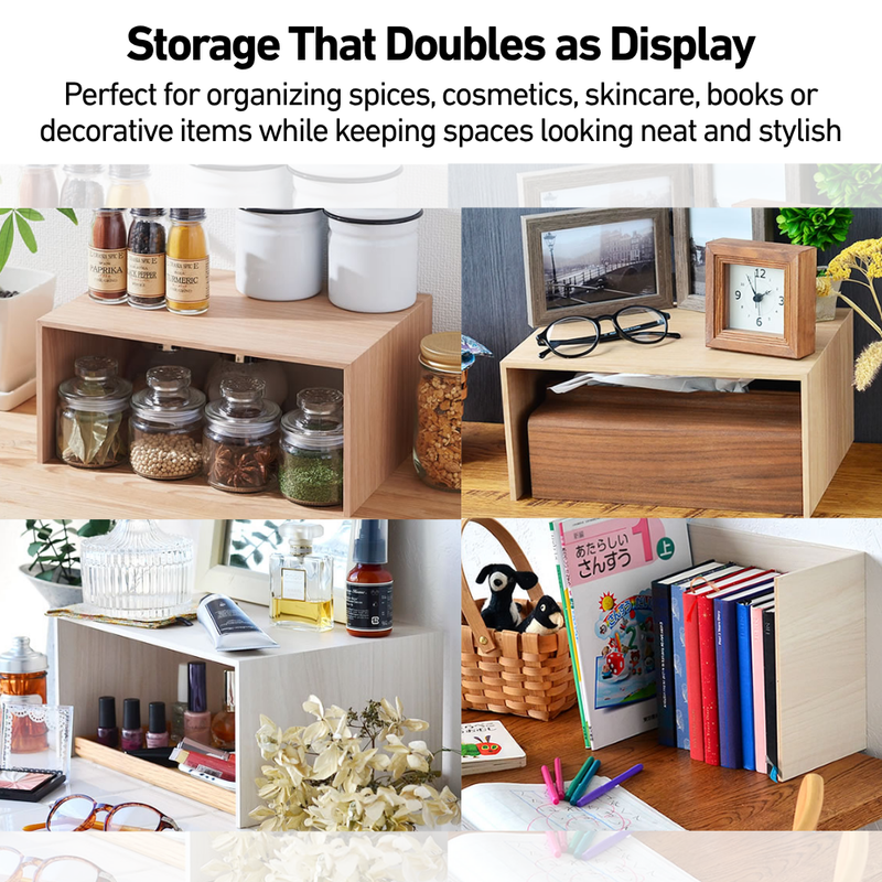 Like-it Japan Plus Rack Shelf Elevation to Maximize Vertical Spaces