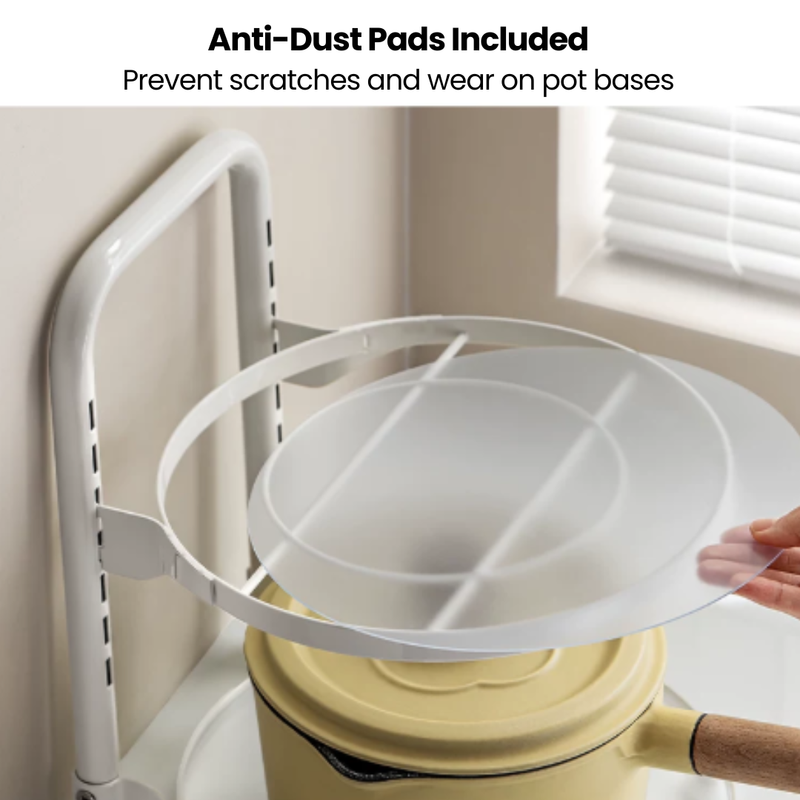 Adjustable Pots & Pans Tiered Rack & Organiser
