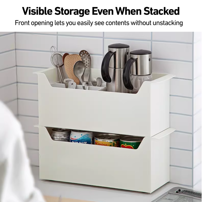 Slidable & Stackable Organiser with Wheels