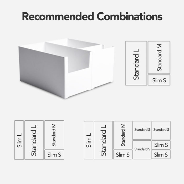 Modular Stackable Storage Sorting Containers