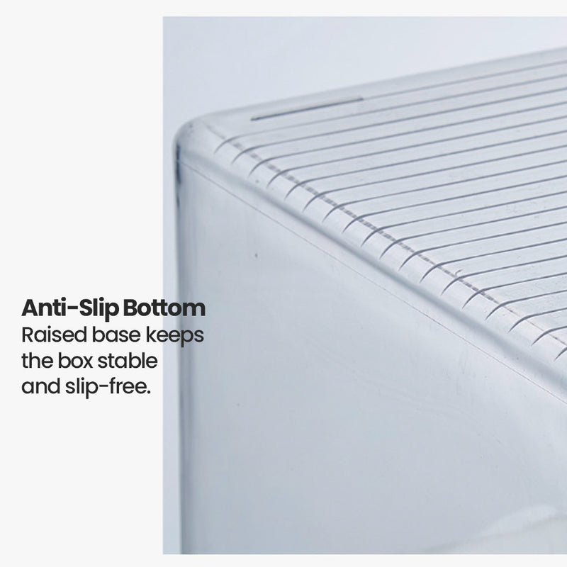 Clear Storage Organising Bin for Books & Miscellaneous Items 28.5cm depth