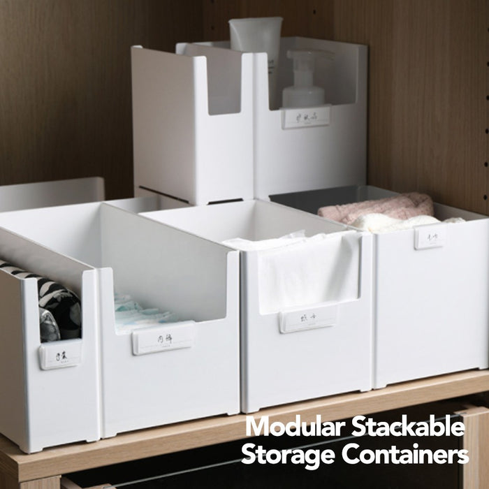 Modular Stackable Storage Sorting Containers