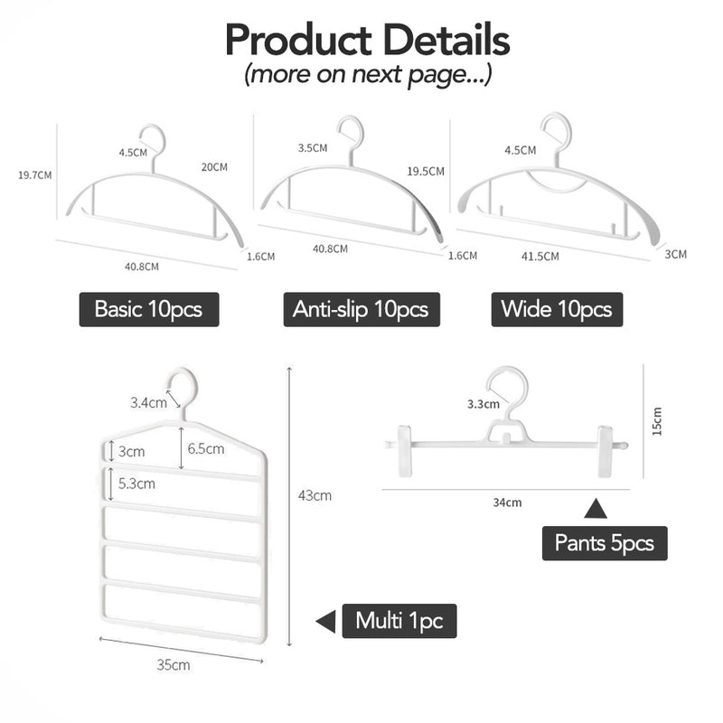 Everyday Essential Hangers - Assorted