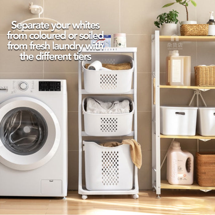 2/3-tier Laundry Basket & Organiser