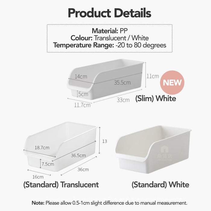 Fridge and Cabinet Multipurpose Organizer / Storage Container