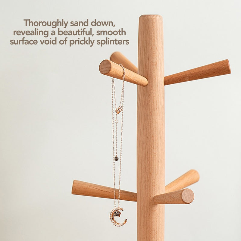 Japanese Style Minimalist Wooden Mug Stand / Cup Holder