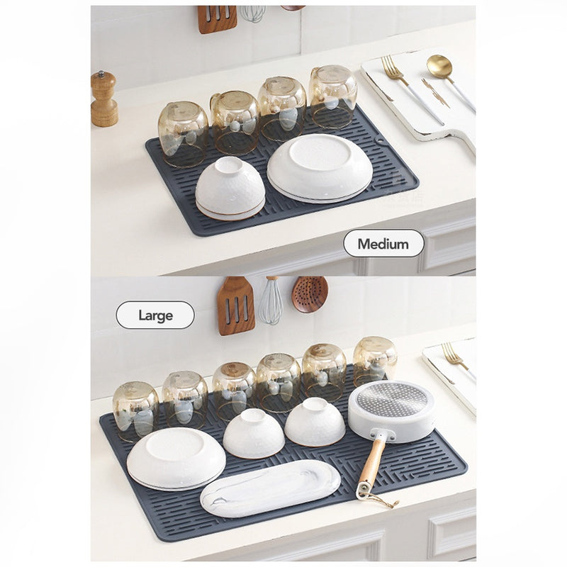 Large Silicone Dish Drying Mat