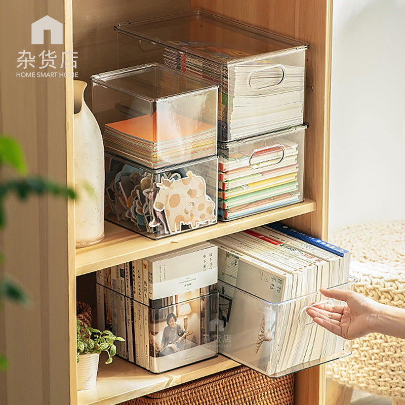 Clear Storage Organiser with Optional Lid