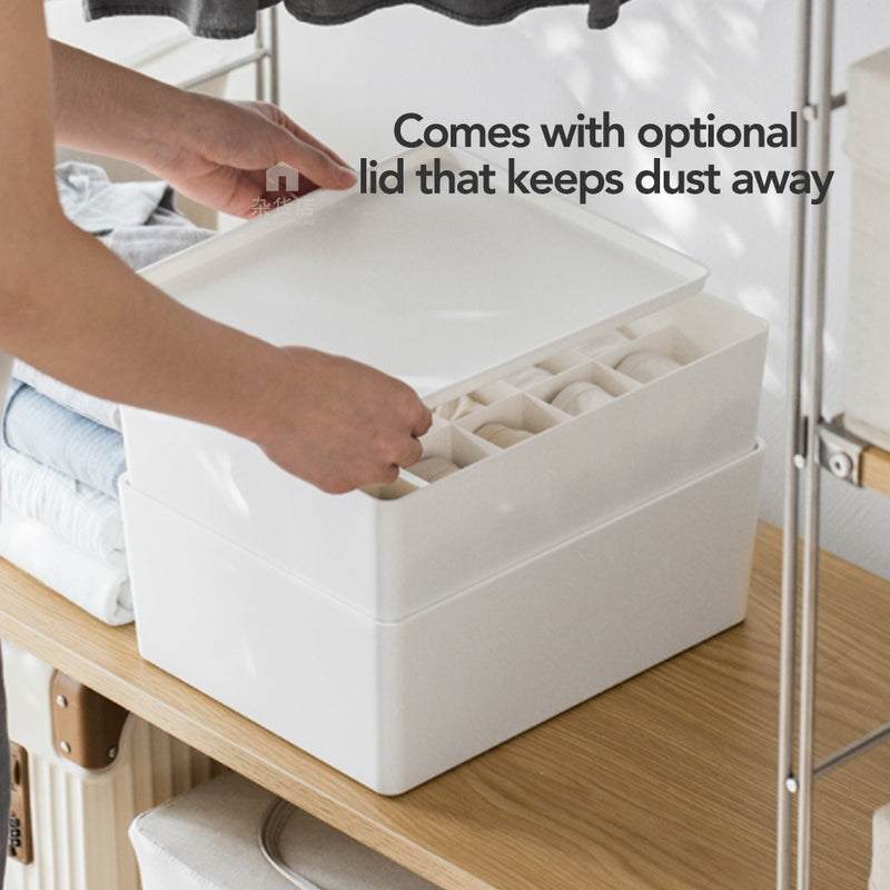 Lingerie / Undergarment / Socks & Accessories Wardrobe Organisers with Optional Lid
