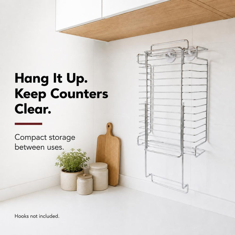 304 Stainless Steel Over-the-Sink Extendable Drying Rack