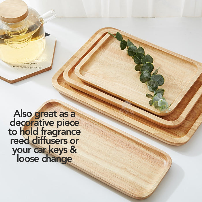 Natural Wooden Serving / Decorative Display Tray