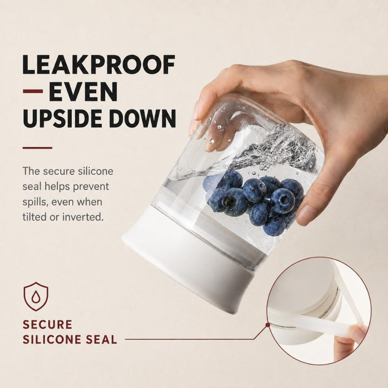 Turn-to-Seal Micro Vacuum Glass Storage Jars (800ml)