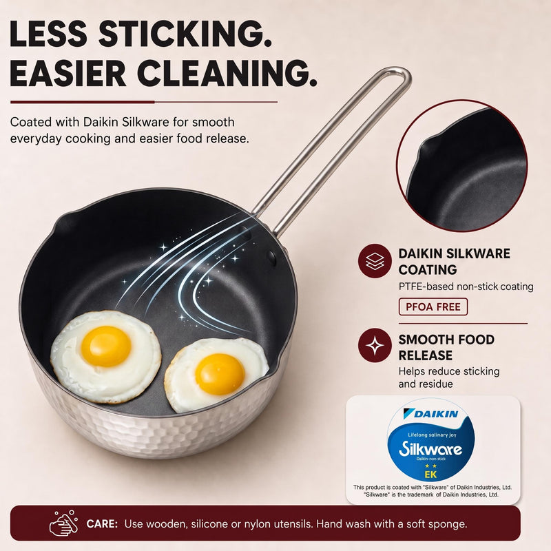 2-in-1 Non-Stick Yukihira Pot & Stainless Steel Steamer Set – 20cm diameter, 2.5L