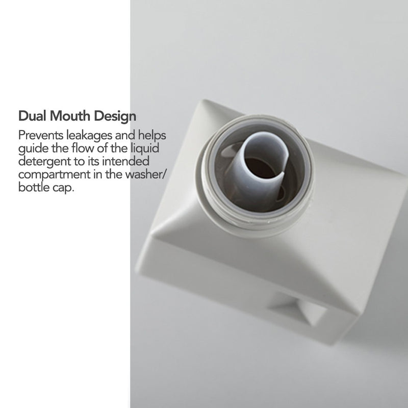 Monochrome Reusable Refill Bottles for Laundry Detergent / Fabric Conditioner