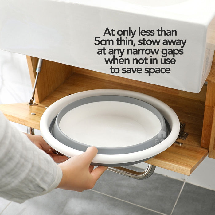 Space-saving Multipurpose Collapsible Basin