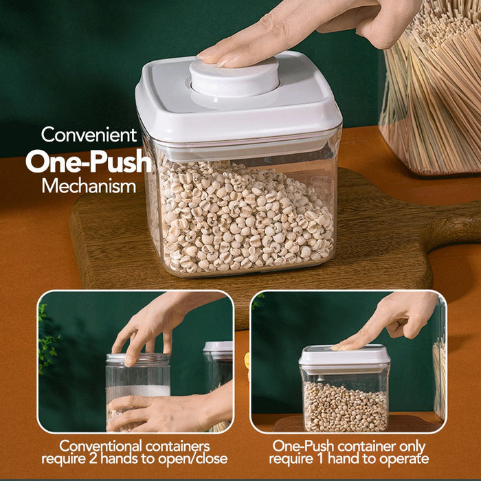 One-Push Airtight Food Storage Container