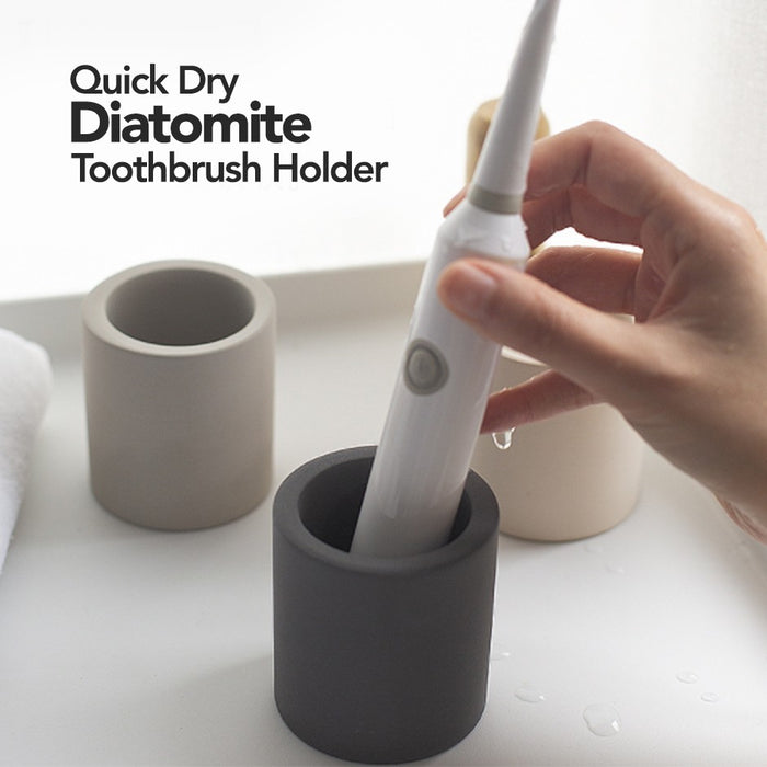 Quick Dry Diatomite Toothbrush & Accessories Holder