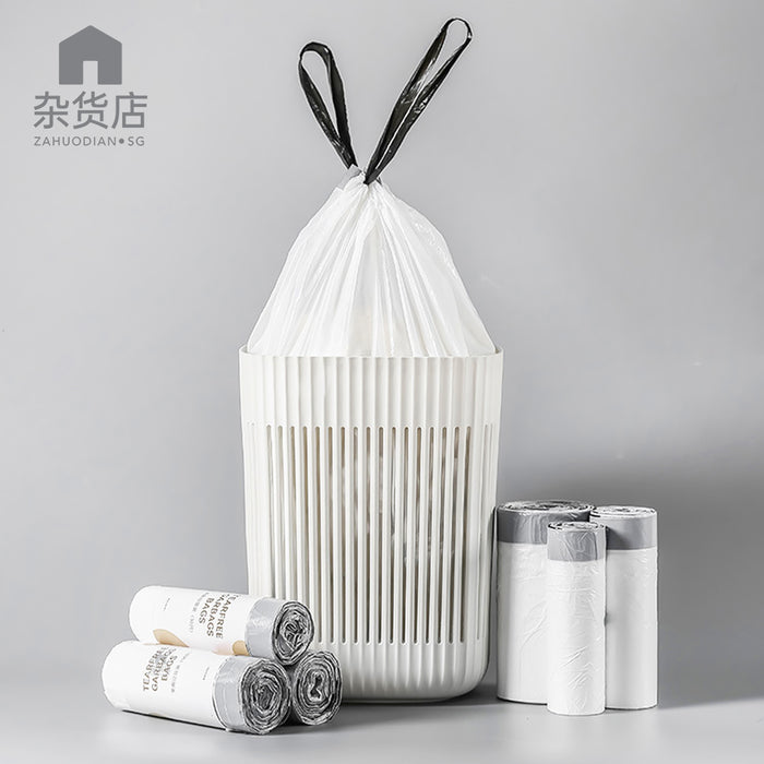 Tear-free Draw String Trash Bags 100pcs 45*50cm