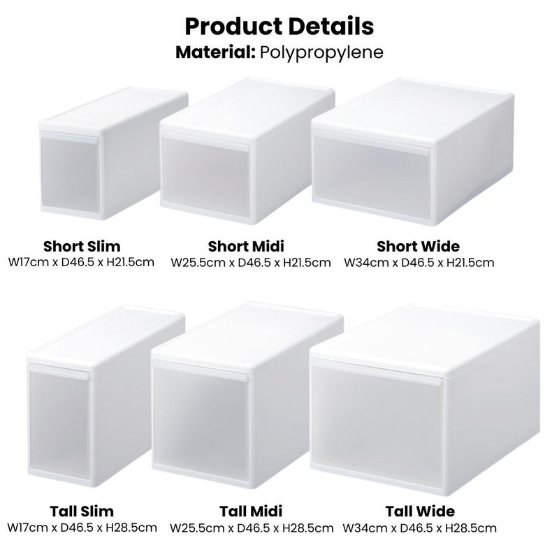 (CARTON DEAL) Like-it Japan Modular Drawers