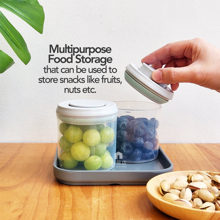 One-Push Condiment Storage Container / Holder