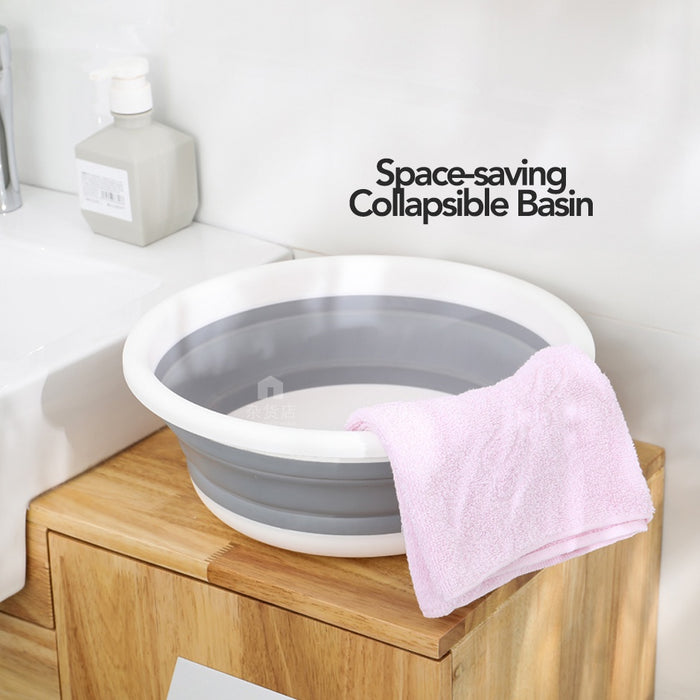 Space-saving Multipurpose Collapsible Basin