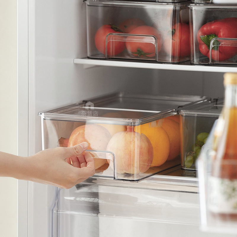 Clear Fridge Organiser Egg Tray with Optional Lid