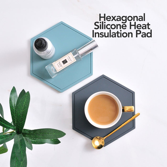 Hexagon Silicone Heat Insulation Pad with Dual Sides