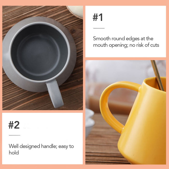 Ceramic Cup / Mug Diamond Shape 400ml