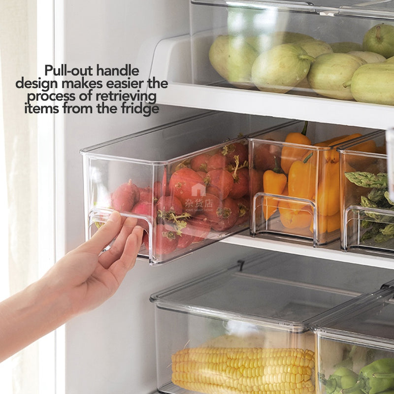 Clear Fridge Organiser Egg Tray with Optional Lid