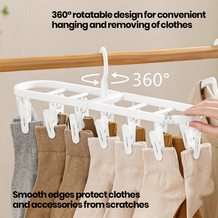 Foldable Clothes Pegs for Travel Baby Clothes Adults Lingerie