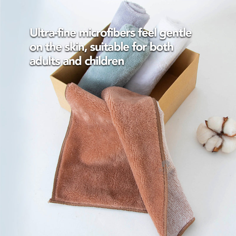 (Set of 3) Soft Water Absorbent Microfiber Hand Towels