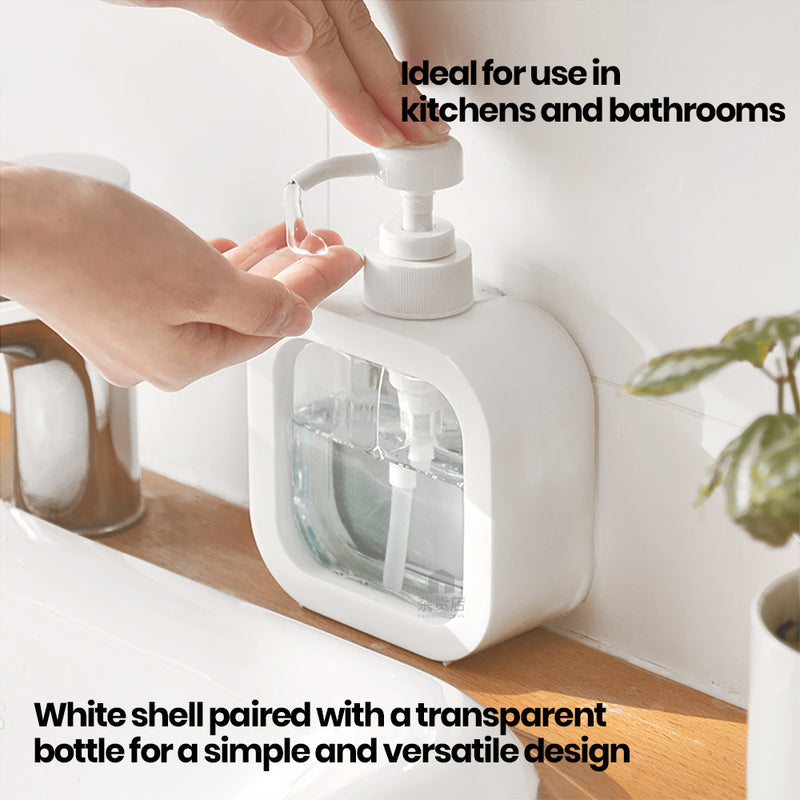 Sleek Minimalist Pump Bottle for Body Wash Shampoo Conditioner and more