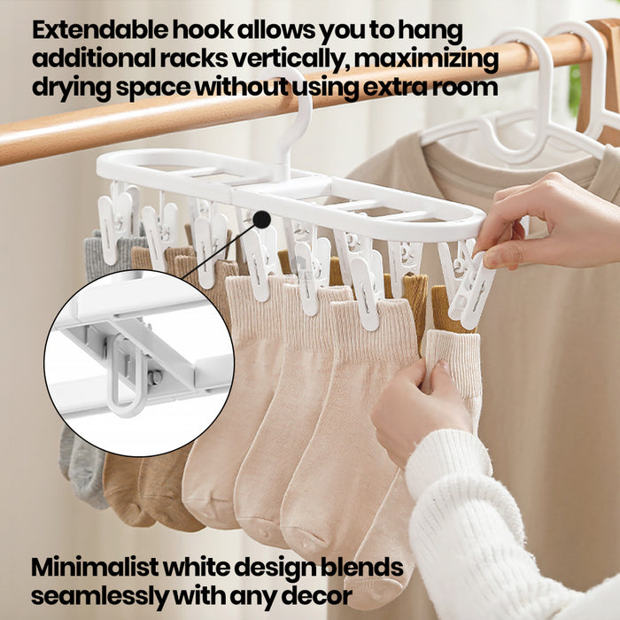 Foldable Clothes Pegs for Travel Baby Clothes Adults Lingerie