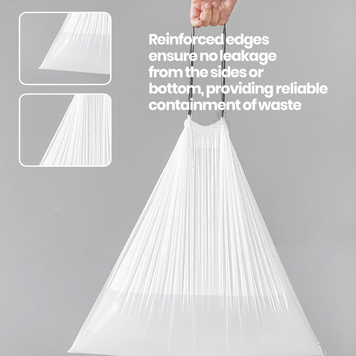 Tear-free Draw String Trash Bags 100pcs 45*50cm