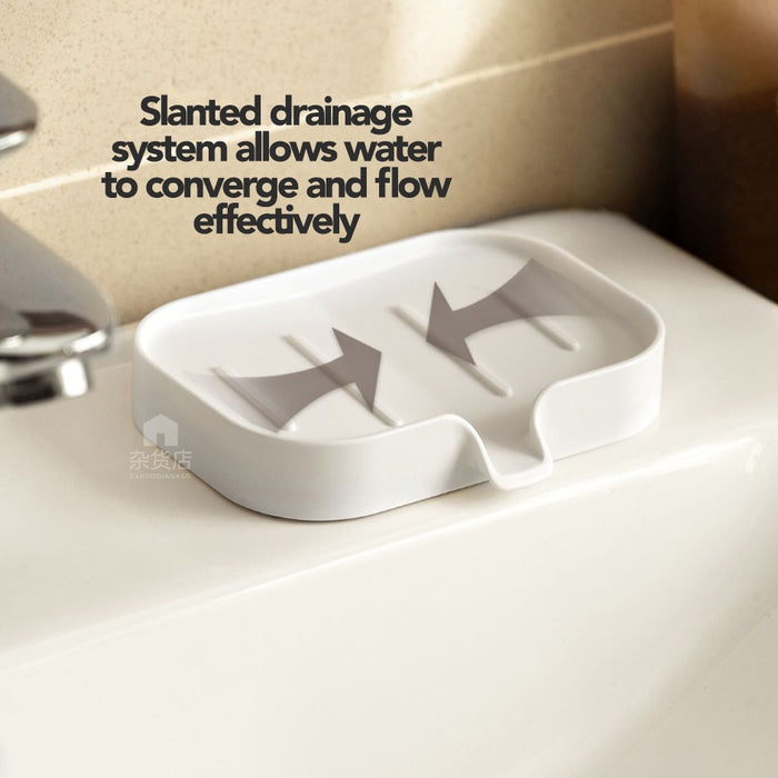 Dual Function Bar Soap Holder with Spout