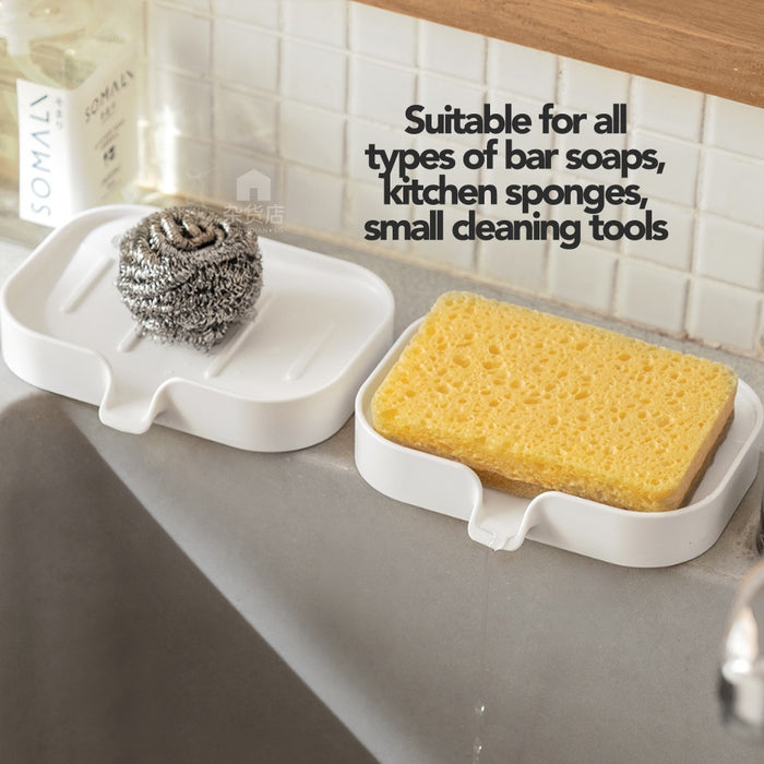 Dual Function Bar Soap Holder with Spout