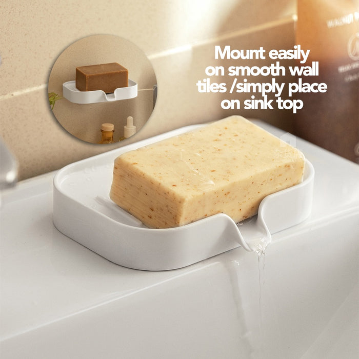 Dual Function Bar Soap Holder with Spout