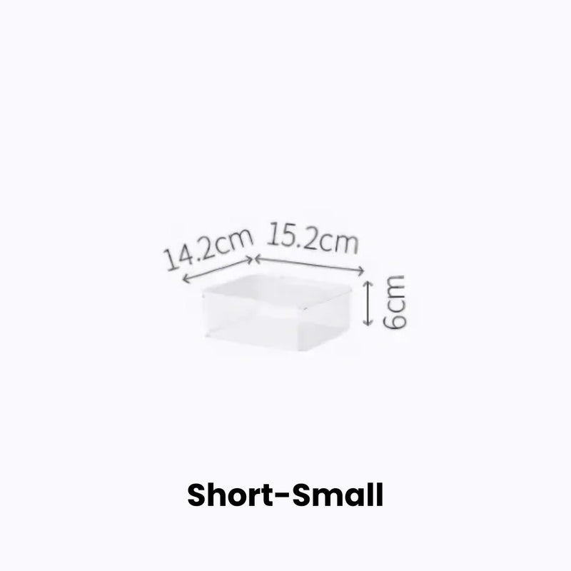 Clear Stackable Storage Boxes with Flip Lids