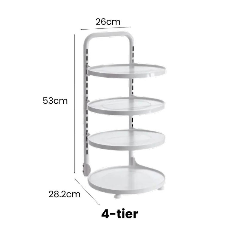 Adjustable Pots & Pans Tiered Rack & Organiser