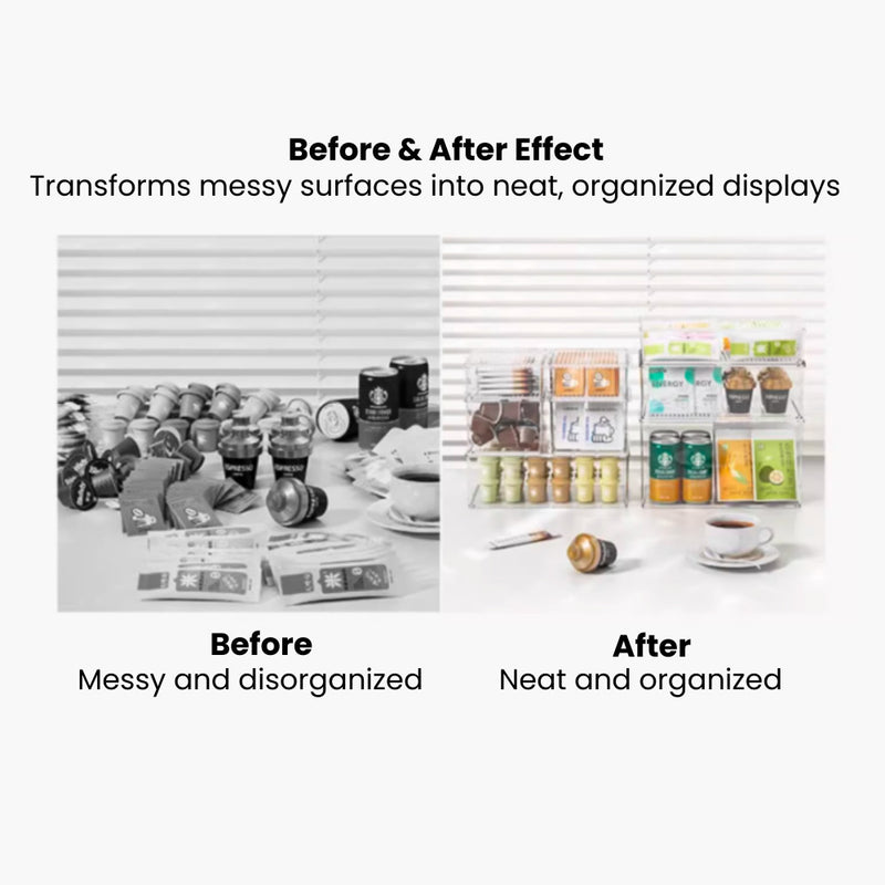 Clear Stackable Storage Boxes with Flip Lids