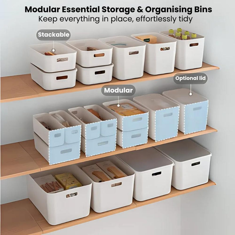New Modular Essential Storage Bins & Organisers
