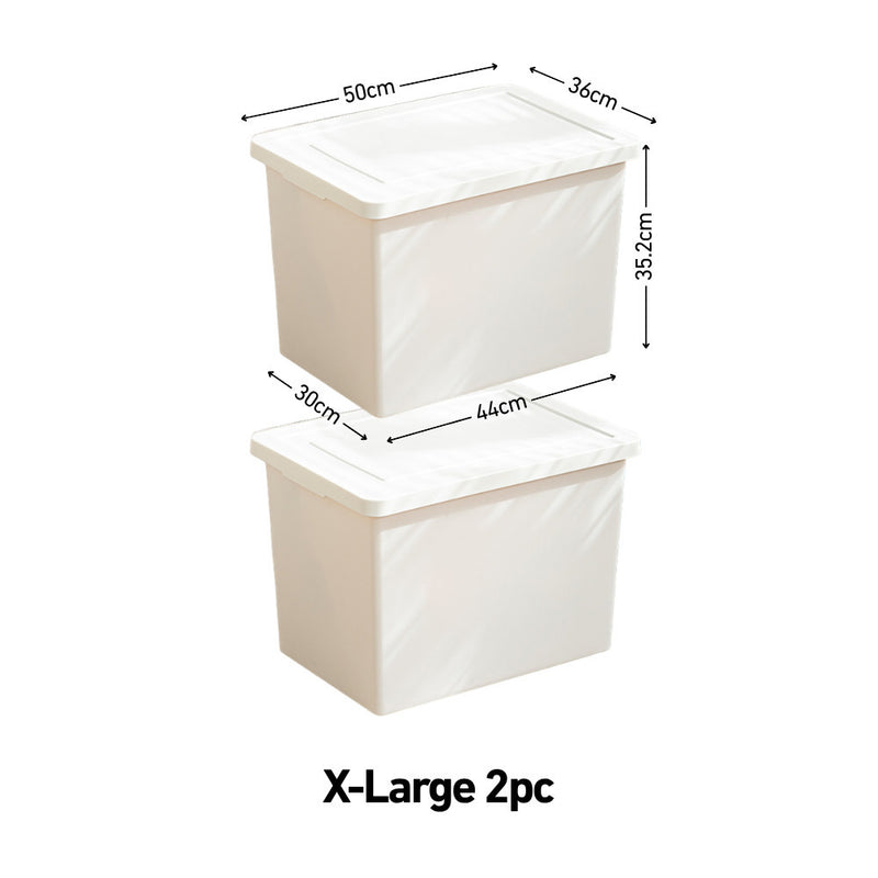 Gentle Spaces MatteStack Extra Large Dustproof Storage Box with Lid