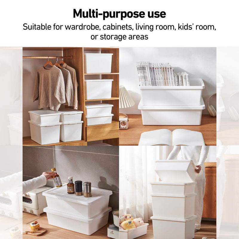 Gentle Spaces MatteStack Extra Large Dustproof Storage Box with Lid