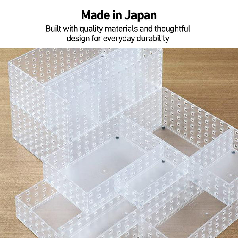 Like-it Japan Bricks Modular Storage System for Cutleries, Stationeries, Cosmetics Drawers