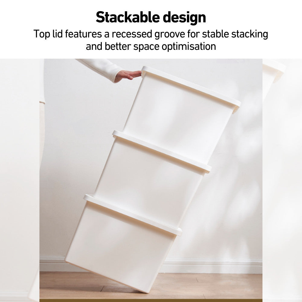 Gentle Spaces MatteStack Extra Large Dustproof Storage Box with Lid